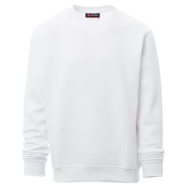 Felpa girocollo personalizzata New Orleans, colore bianco