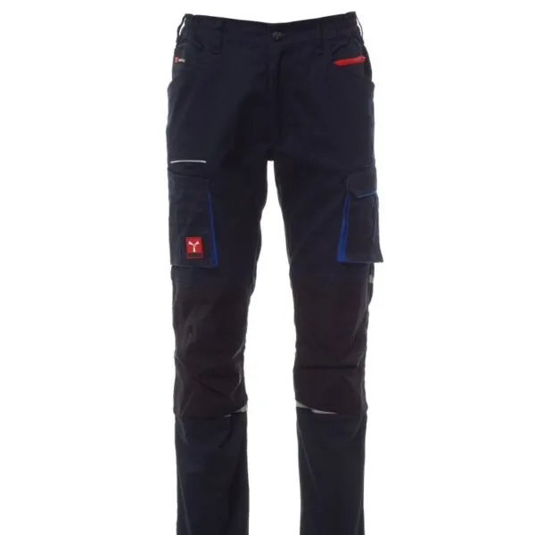 Pantaloni da lavoro elasticizzati Next 400, colore blu navy/nero