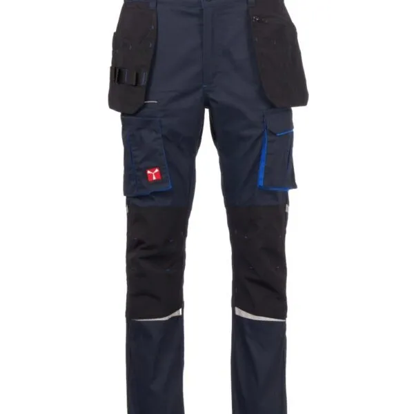 Pantaloni da lavoro con tasche flottanti Next 400 Holster, colore blu navy/nero