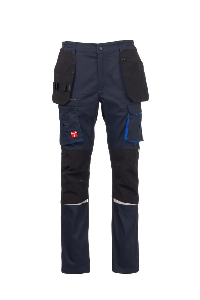 Pantaloni da lavoro con tasche flottanti Next 400 Holster, colore blu navy/nero