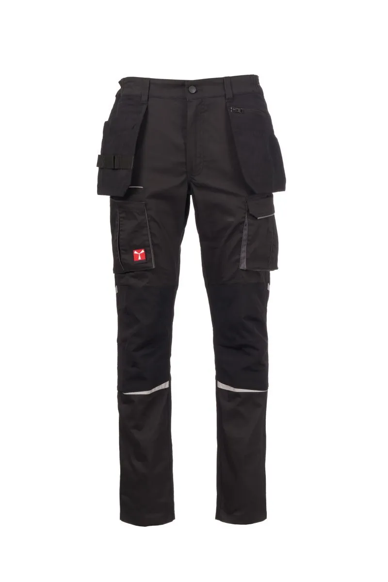 Pantaloni da lavoro con tasche flottanti Next 400 Holster, colore nero