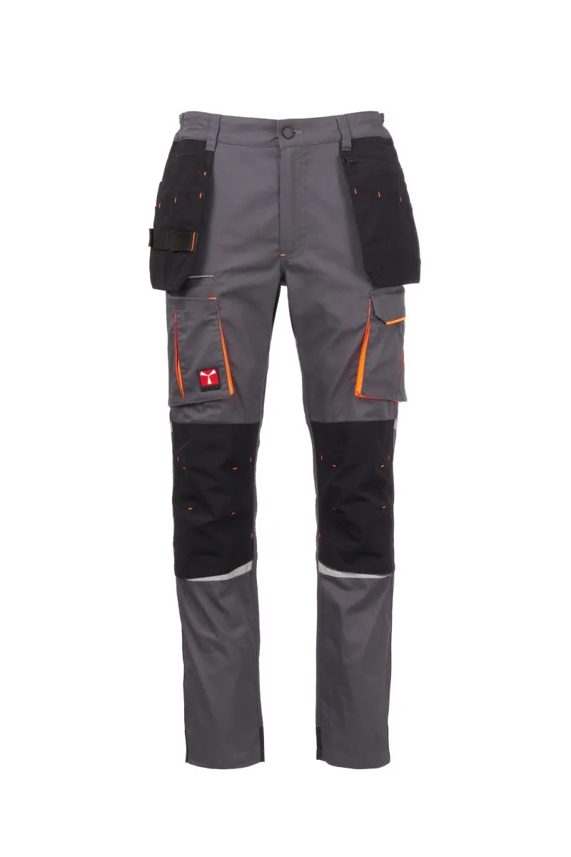 Pantaloni da lavoro con tasche flottanti Next 400 Holster, colore smoke/nero