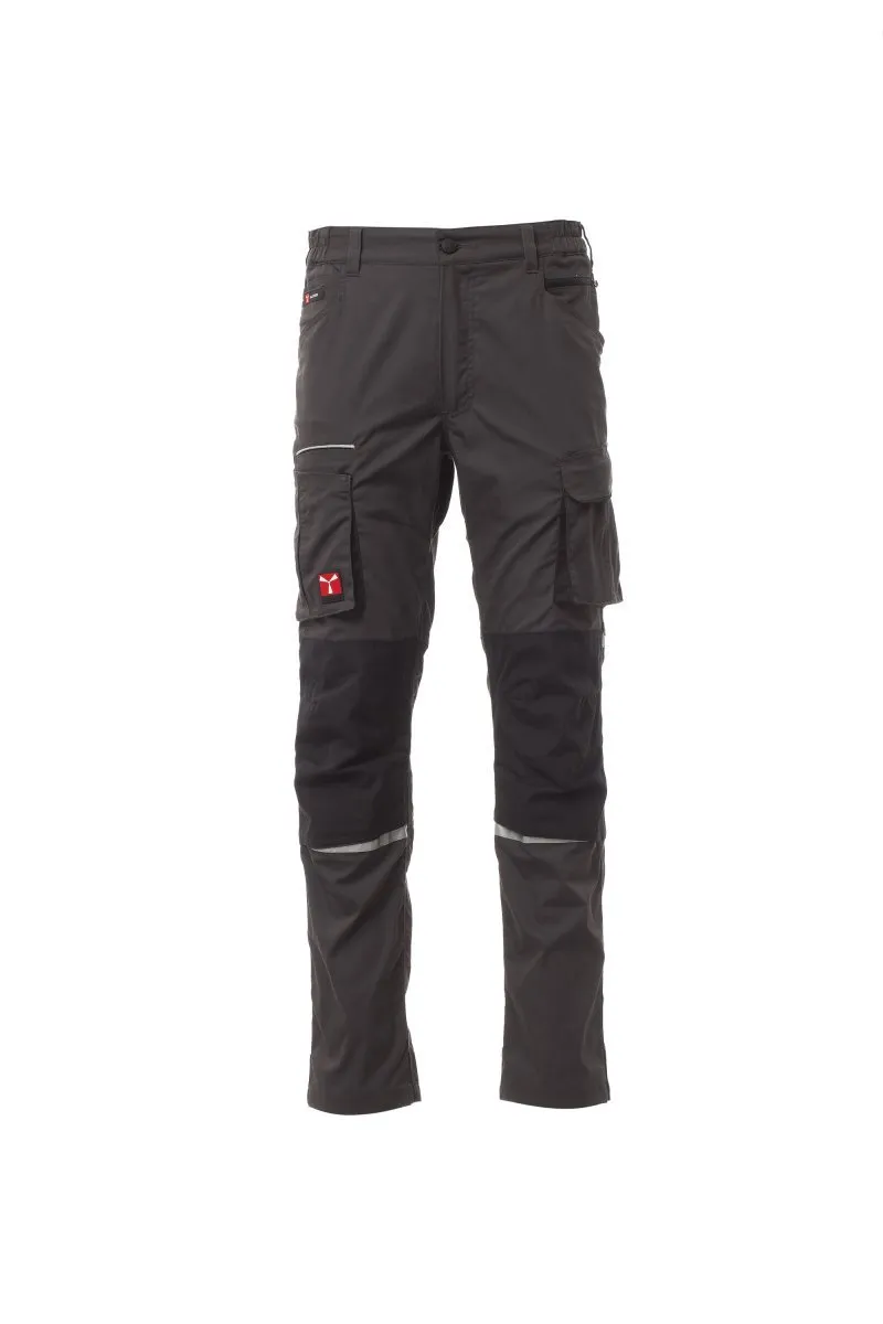 Pantaloni da lavoro estivi elasticizzati Next 400 Summer, colore antracite/nero