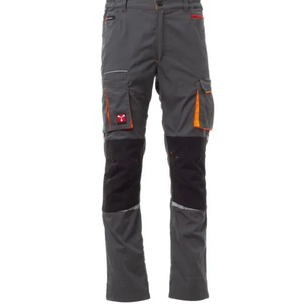 Pantaloni da lavoro estivi elasticizzati Next 400 Summer, colore smoke/nero