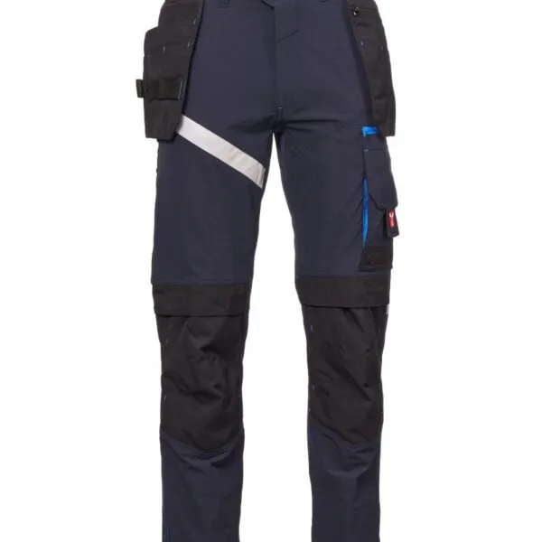 Pantaloni da lavoro con tasche flottanti Next 4W Holster, colore blu navy/nero