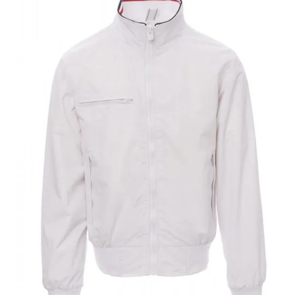 Giubbotto personalizzato Pacific 2.0 da uomo, colore bianco