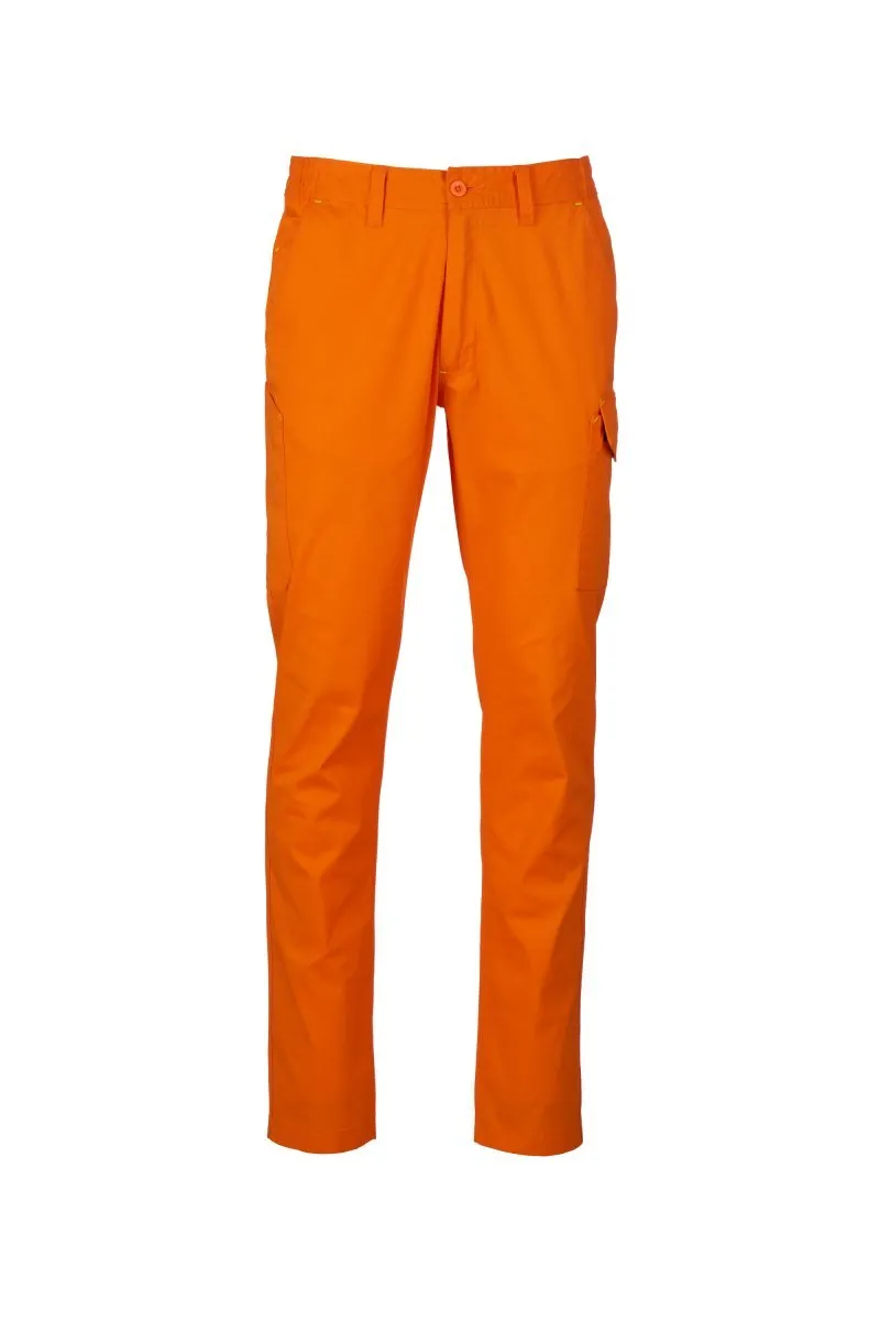 Pantaloni da lavoro Power Stretch Summer, colore arancione