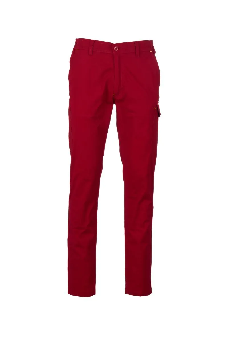 Pantaloni da lavoro Power Stretch Summer, colore bordeaux