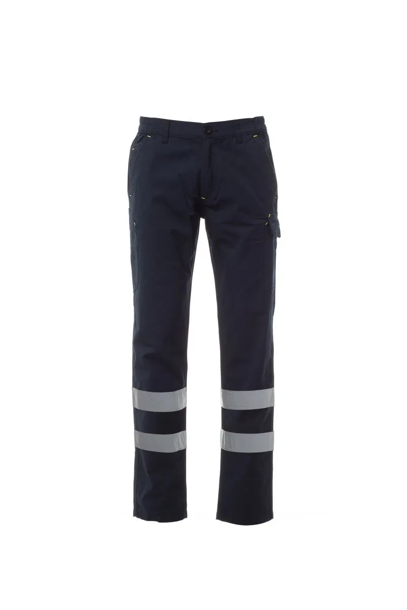 Pantaloni da lavoro Power Stretch Summer Reflex, colore blu navy