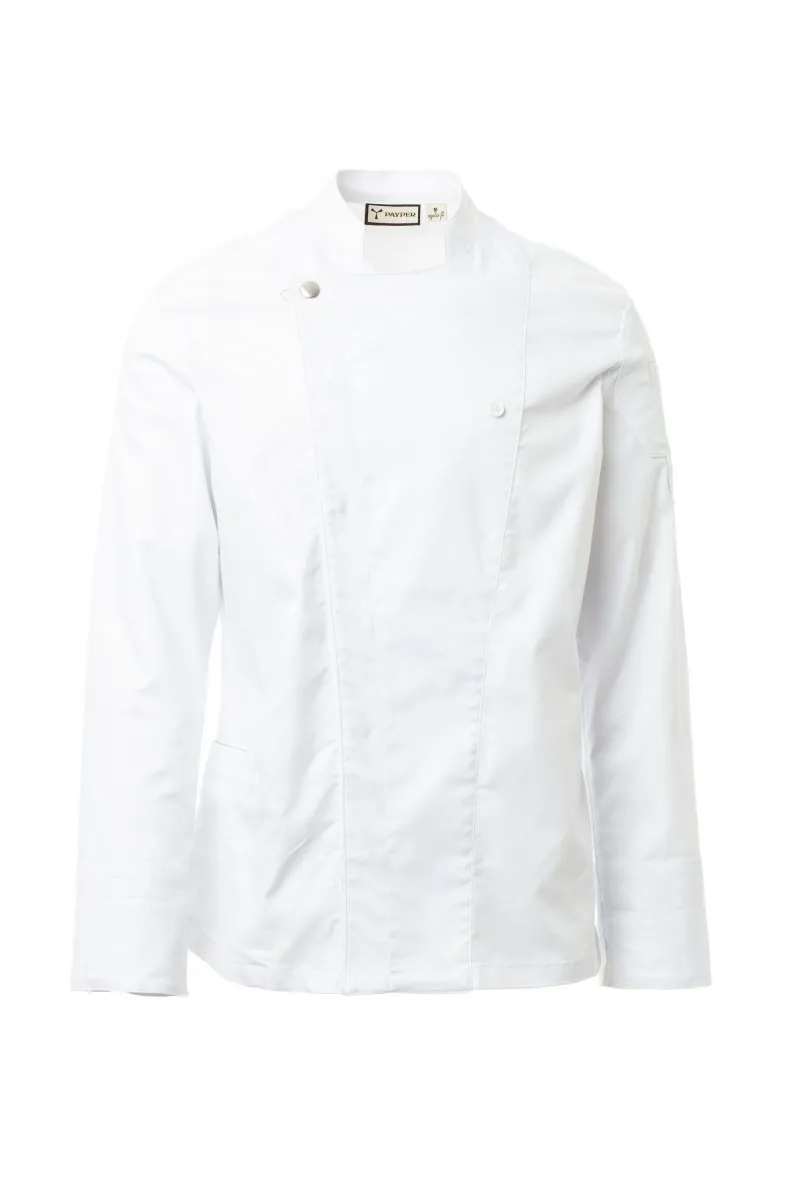 Giacca da cuoco personalizzata Starred Plus, colore bianco