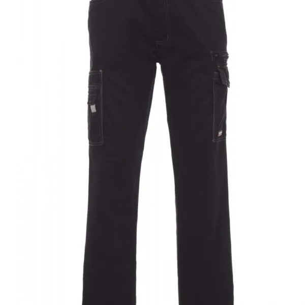 Pantaloni da lavoro bicolori Texas, colore nero/smoke