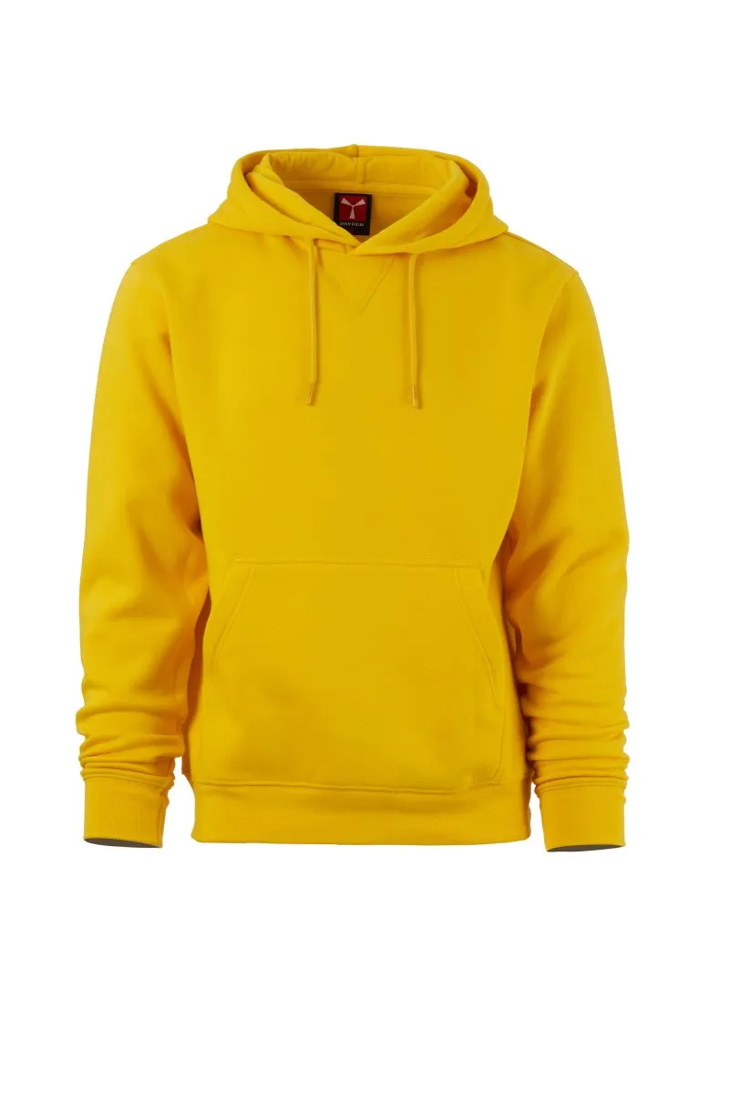 Felpa con cappuccio personalizzata Toledo, colore giallo