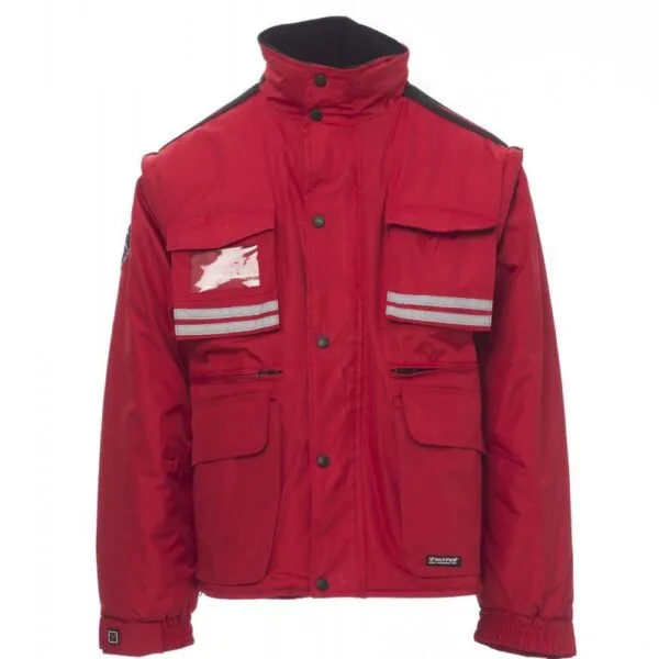 Giubbotto personalizzato Tornado da uomo, colore rosso