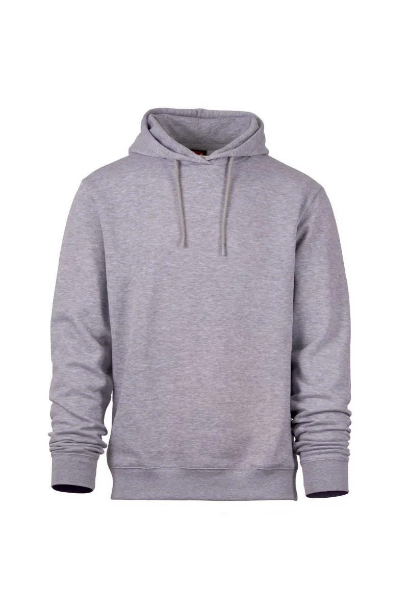 Felpa con cappuccio personalizzata Torrance, colore grigio melange