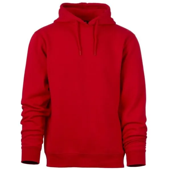 Felpa con cappuccio personalizzata Torrance, colore rosso