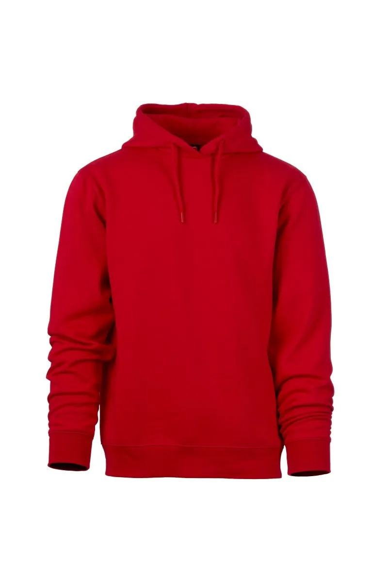 Felpa con cappuccio personalizzata Torrance, colore rosso