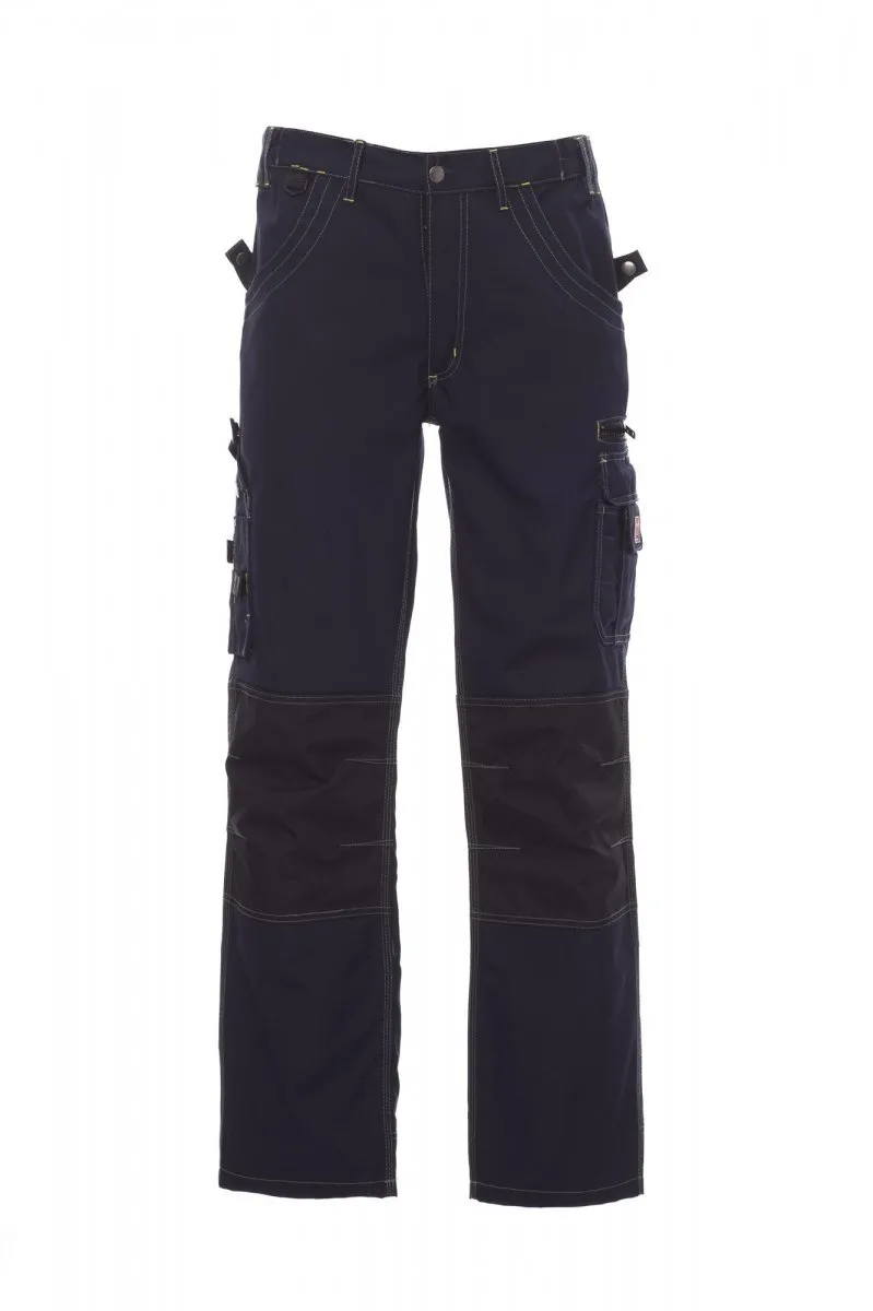 Pantaloni da lavoro in canvas Viking, colore blu navy/nero