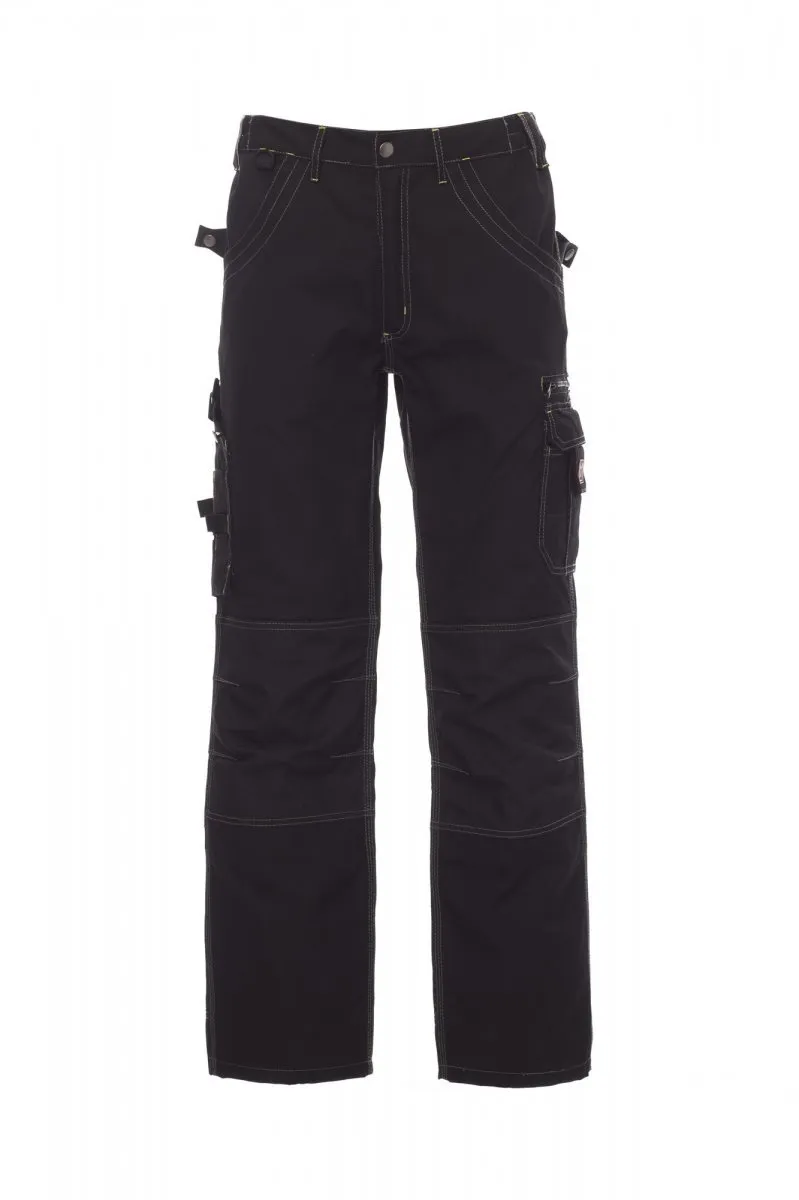 Pantaloni da lavoro in canvas Viking, colore nero