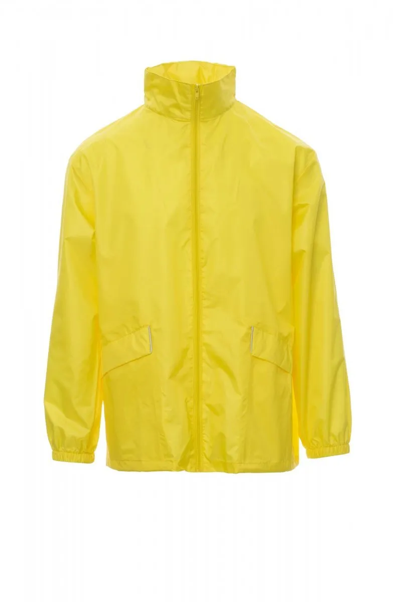 Giacca impermeabile personalizzata Wind, colore giallo