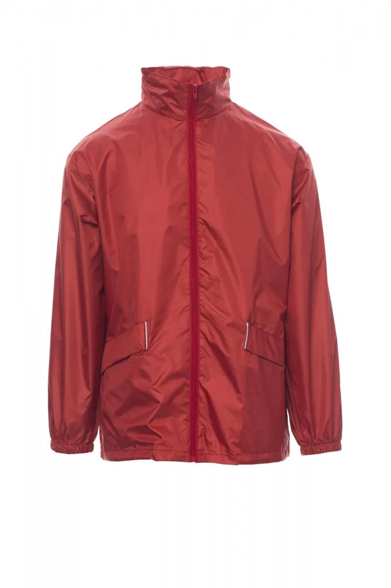 Giacca impermeabile personalizzata Wind, colore rosso