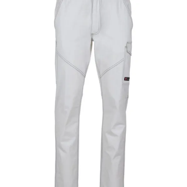 Pantaloni da lavoro estivi elasticizzati Worker Stretch Summer, colore bianco