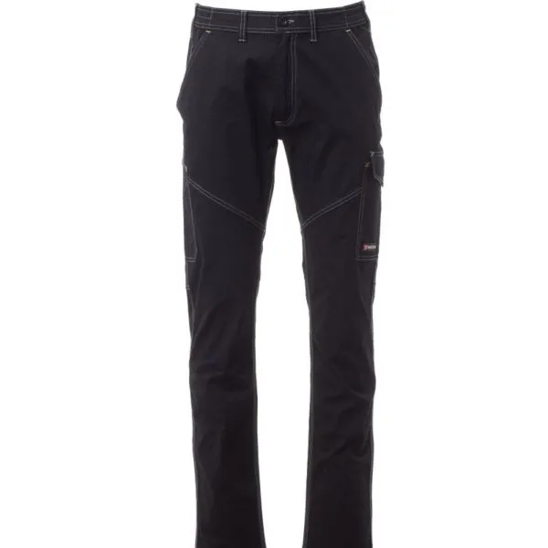 Pantaloni da lavoro estivi elasticizzati Worker Stretch Summer, colore nero