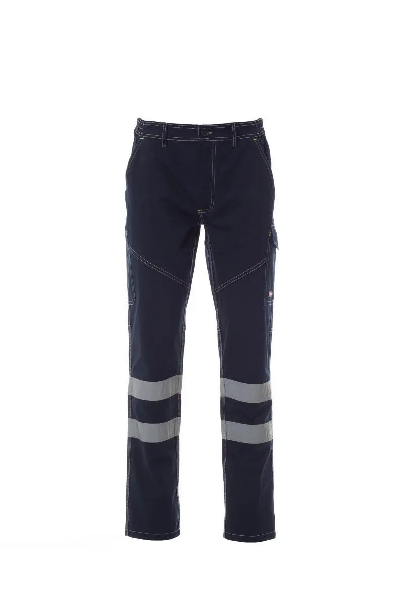 Pantaloni da lavoro estivi riflettenti Worker Summer Reflex, colore blu navy
