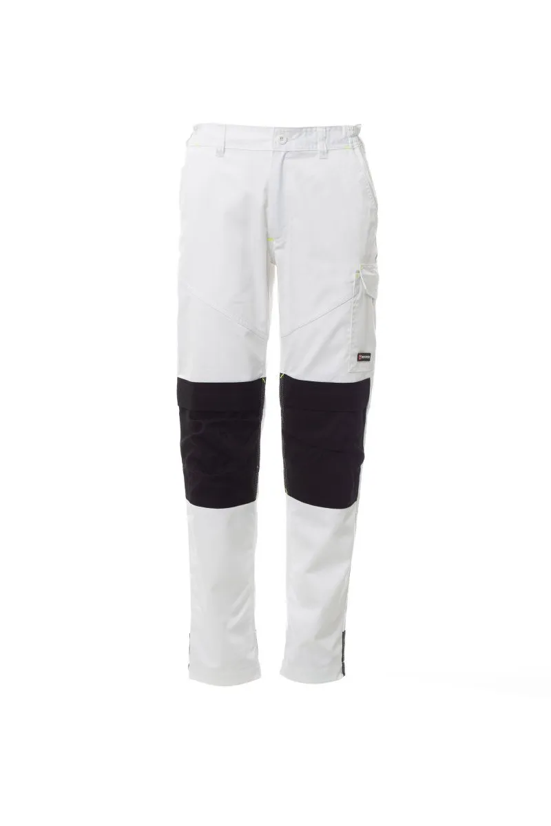 Pantaloni da lavoro bicolori Worker Tech, colore bianco/nero