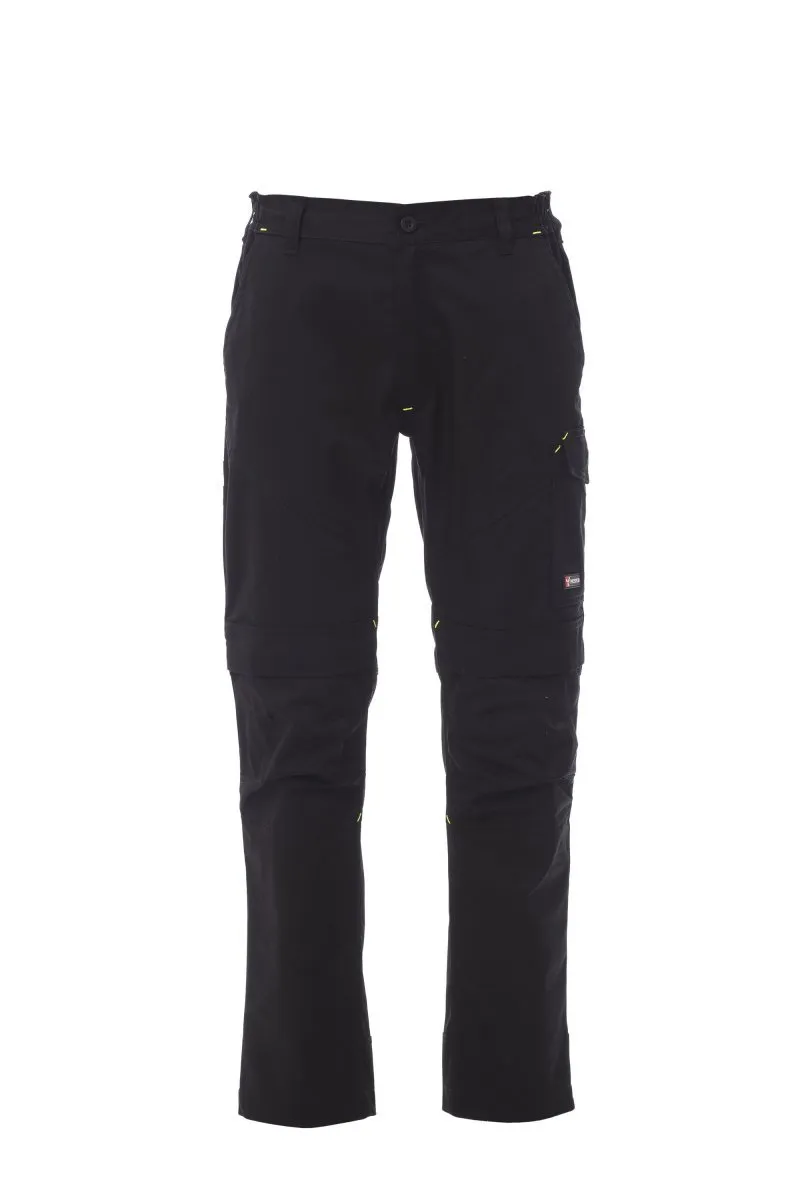 Pantaloni da lavoro bicolori Worker Tech, colore nero